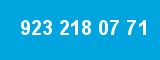 923 218 07 71 923 218 07 71